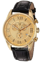 Swiss Legend Belleza Zloty/Skóra Ø43 mm SL-22011-YG-010-BLK