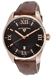 Swiss Legend Bellezza Czarny/Skóra Ø42 mm SL-22012-RG-01-DA02M