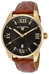 Swiss Legend Bellezza Czarny/Skóra Ø42 mm SL-22012-YG-01-ABR51M