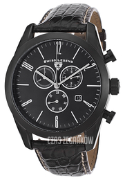 Swiss Legend Peninsula Czarny/Skóra Ø44 mm SL-22044C-BB-01ABR01C