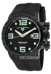 Swiss Legend Ambassador Czarny/Guma Ø46 mm SL-30021-BB-01-WD
