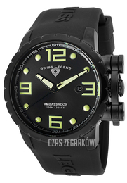 Swiss Legend Ambassador Czarny/Guma Ø47 mm SL-30021-PHT