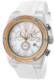 Swiss Legend Throttle Biały/Guma Ø46 mm SL-30025-02-RB