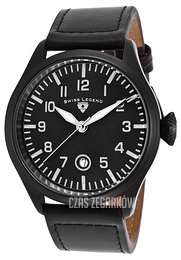 Swiss Legend Pioneer Czarny/Skóra Ø46 mm SL-30331-BB-01-SA
