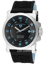 Swiss Legend Sportiva Czarny/Guma Ø45 mm SL-40030-01-BBLA
