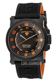 Swiss Legend Sportiva Czarny/Guma Ø45 mm SL-40030-BB-01-OA