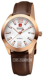 Swiss Military Dress Biały/Skóra Ø44 mm 05-4185.09.001