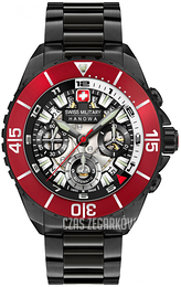 Swiss Military Hanowa Hanowa Szkieletowa tarczy/Stal Ø44 mm 05-5342.13.007SET