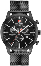 Swiss Military Hanowa Hanowa Czarny/Stal Ø44 mm 06-3308.13.007