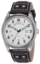 Swiss Military Dress Srebrny/Skóra Ø40 mm 06-4181.04.001