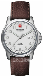 Swiss Military Dress Srebrny/Skóra Ø39 mm 06-4231.04.001