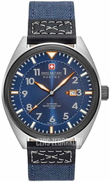 Swiss Military Hanowa Niebieski/Skóra Ø43 mm 06-4258.33.033