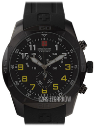 Swiss Military Sport Czarny/Guma Ø45 mm 06-4265.13.007.11