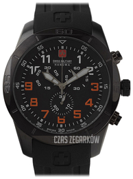 Swiss Military Sport Czarny/Guma Ø45 mm 06-4265.13.007.79