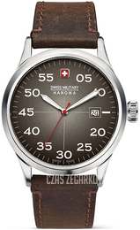 Swiss Military Hanowa Szary/Skóra Ø43 mm 06-4280.7.04.009