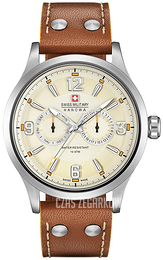 Swiss Military Sport Szampański/Skóra Ø44 mm 06-4307.04.002