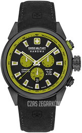 Swiss Military Hanowa Czarny/Skóra Ø45 mm 06-4322.13.007