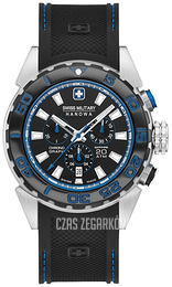 Swiss Military Hanowa Czarny/Guma Ø45 mm 06-4324.04.007.23