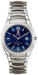 Swiss Military Dress Niebieski/Stal Ø37 mm 06-5082-04-003