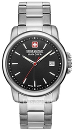Swiss Military Swiss Recruit II Czarny/Stal Ø39 mm 06-5230.7.04.007
