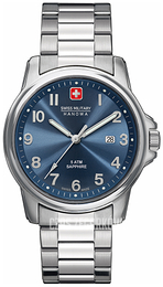 Swiss Military Dress Niebieski/Stal Ø39 mm 06-5231.04.003