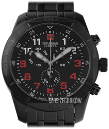 Swiss Military Sport Czarny/Stal Ø45 mm 06-5265.13.007.04