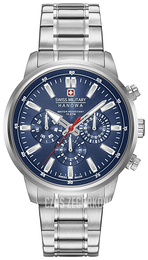 Swiss Military Sport Niebieski/Stal Ø42 mm 06-5285.04.003