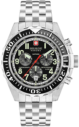 Swiss Military Hanowa Czarny/Stal Ø45 mm 06-5304.04.007