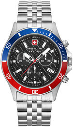 Swiss Military Hanowa Czarny/Stal Ø42 mm 06-5337.04.007.34