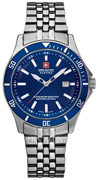 Swiss Military Flagship Niebieski/Stal Ø32 mm 06-7161.2.04.003