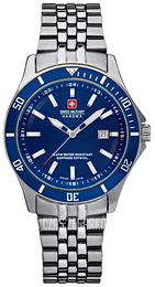 Swiss Military Dress Niebieski/Stal Ø32 mm 06-7161.7.04.003