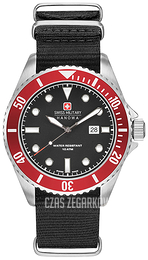 Swiss Military Sport Czarny/Stal Ø44 mm 06-8279.04.007.04