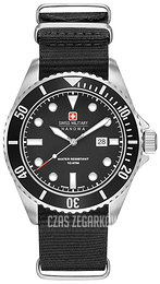 Swiss Military Sport Czarny/Stal Ø44 mm 06-8279.04.007.07