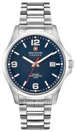 Swiss Military Dress Niebieski/Stal Ø40 mm 06.5277.04.003