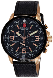 Swiss Military Sport Czarny/Skóra Ø46 mm 6-4224.09.007