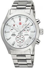Swiss Military Chrono Srebrny/Stal Ø43 mm SM20085.02