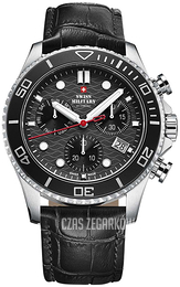 Swiss Military Chrono Szary/Skóra Ø46 mm SM34051.04