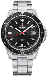 Swiss Military by Chrono Chrono Czarny/Stal Ø42 mm SM34082.01