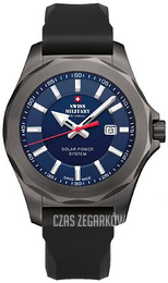 Swiss Military Chrono Niebieski/Guma Ø42 mm SMS34073.08