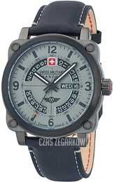 Swiss Military Hanowa Aerograph Szary/Skóra Ø43 mm SMWGB2101140