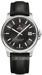 Swiss Military by Chrono Classic Czarny/Skóra Ø39 mm SM30200.10