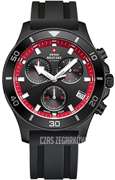 Swiss Military by Chrono Chronograph Czarny/Plastik Ø43 mm SM34067.14