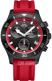 Swiss Military by Chrono Chronograph Czarny/Plastik Ø43 mm SM34067.15
