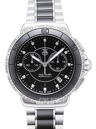 TAG Heuer Formula 1 Steel And Ceramic Chronograph Diamonds Czarny/Czeramiczna Ø41 mm CAH1212.BA0862