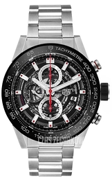 TAG Heuer Carrera Szkieletowa tarczy/Stal Ø45 mm CAR2A1W.BA0703