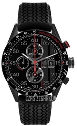 TAG Heuer TAG Heuer Carrera Czarny/Guma Ø43 mm CAR2A83.FT6033