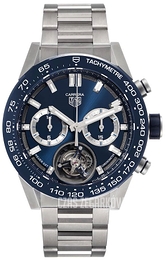 TAG Heuer Carrera Niebieski/Tytan Ø45 mm CAR5A8C.BF0707