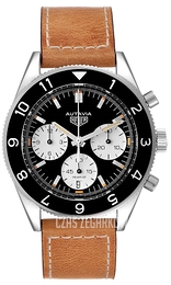 TAG Heuer Heritage Czarny/Skóra Ø42 mm CBE2110.FC8226