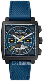 TAG Heuer Monaco Czarny/Guma CBL2188.FT6261