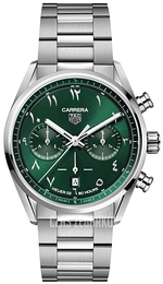 TAG Heuer Carrera Zielony/Stal Ø42 mm CBN2014.EB0240